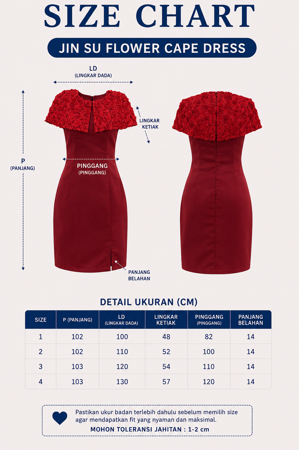 Domscorner - Jin Su Flower Cape Dress