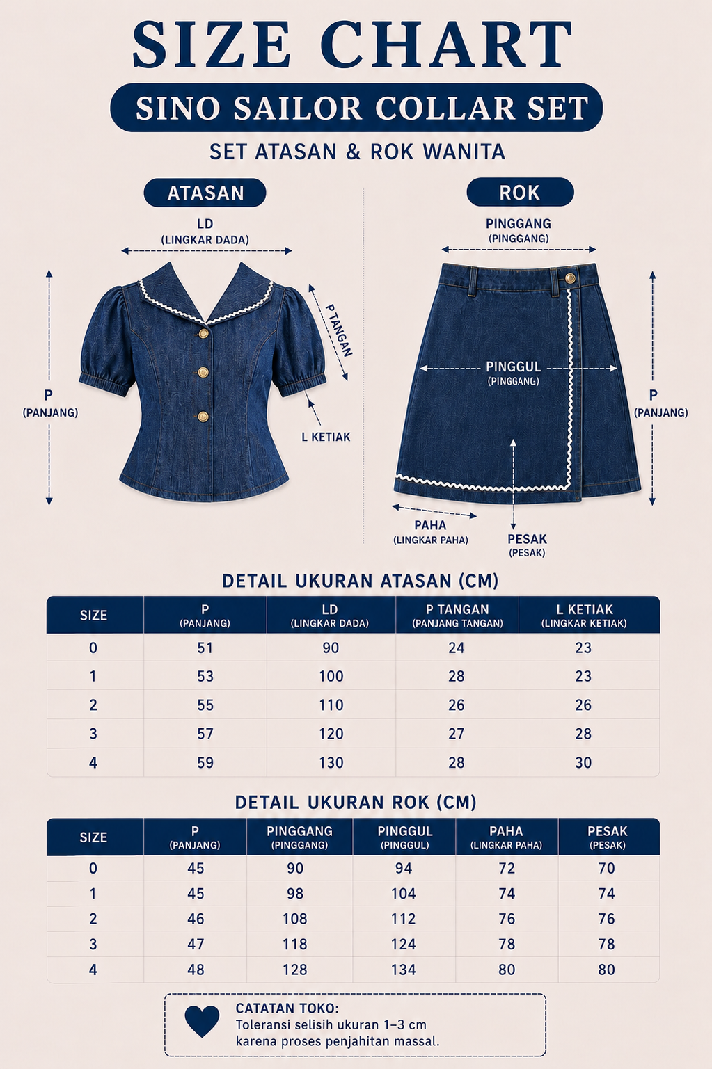 Domscorner - Sino Sailor Collar Set