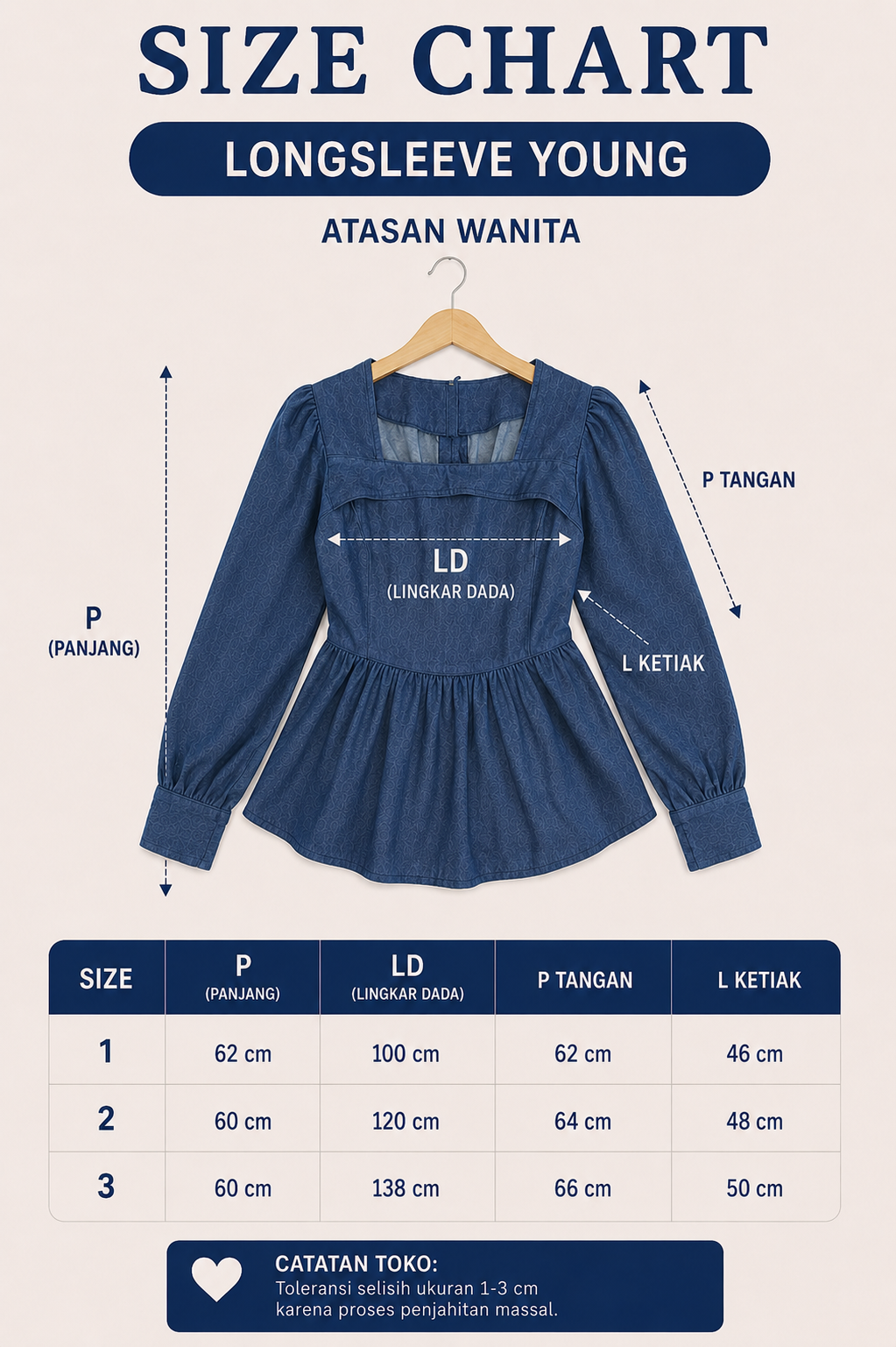 Domscorner - Longsleeve Young Blouse